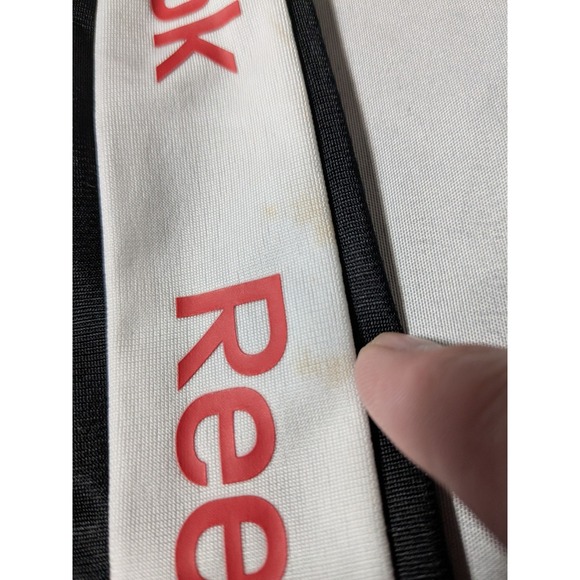 REEBOK TRAINING ESSENTIALS Men Large Black Linear Logo Track Jacket NEW READ - Picture 6 of 16